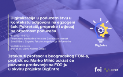 Pozvano predavanje FON